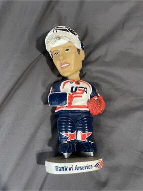 Bobble Dobbles NHL Team USA Goalie #2 Hockey Salt Lake Olympics 2002 7" Figure
